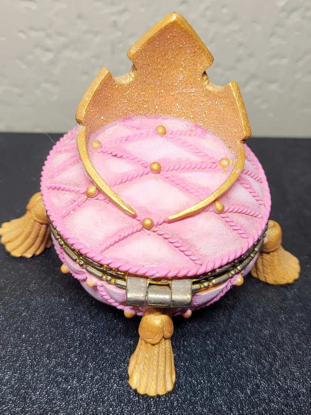 Vintage Disney Sleeping Beauty Princess Aurora Ottoman Trinket Box